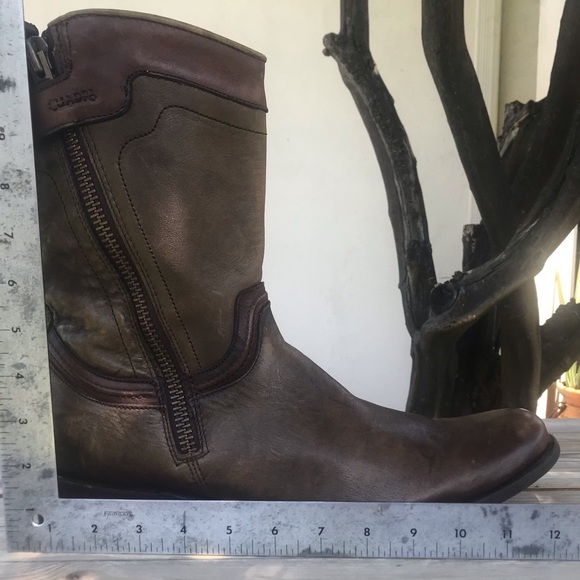 Urban boot for men in bovine leather,hand painted vintage look,leather sole - Picture 10 of 10